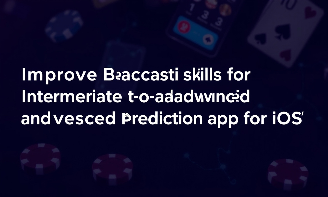 提升中高手百家樂技巧，打造專業預測 app ios！
